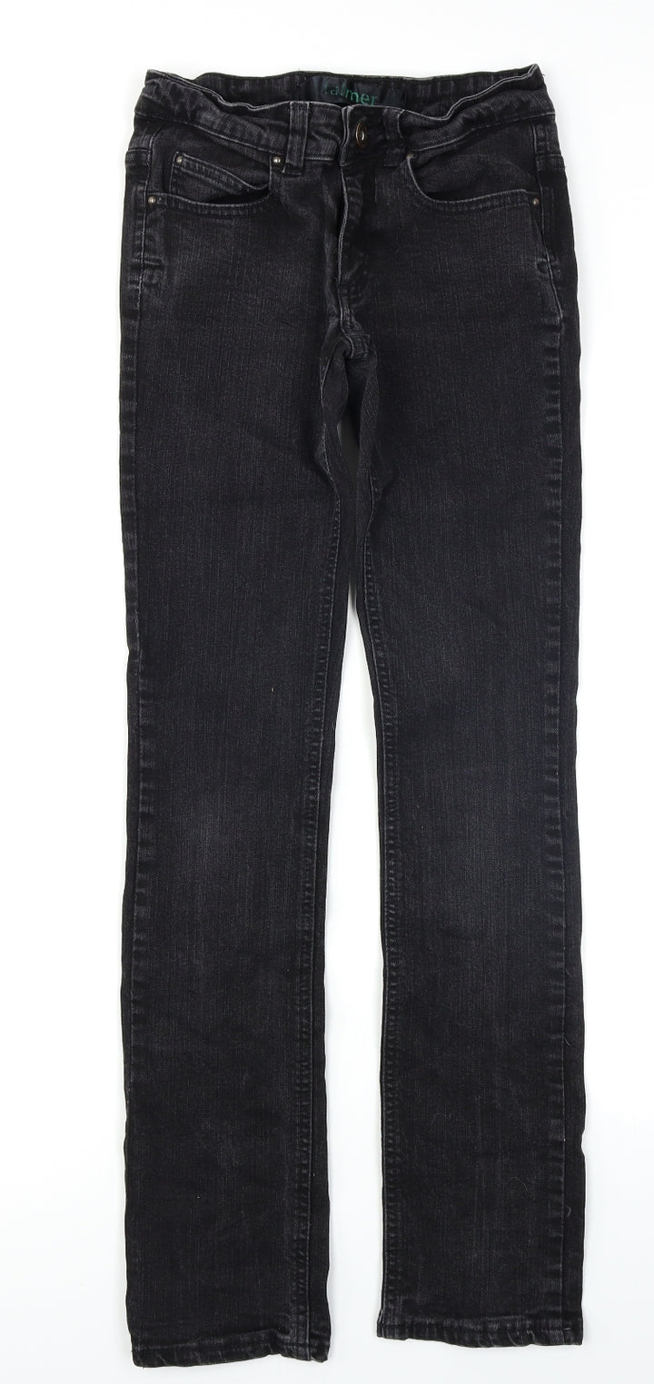 Falmer Womens Black  Denim Skinny Jeans Size 8 L29 in