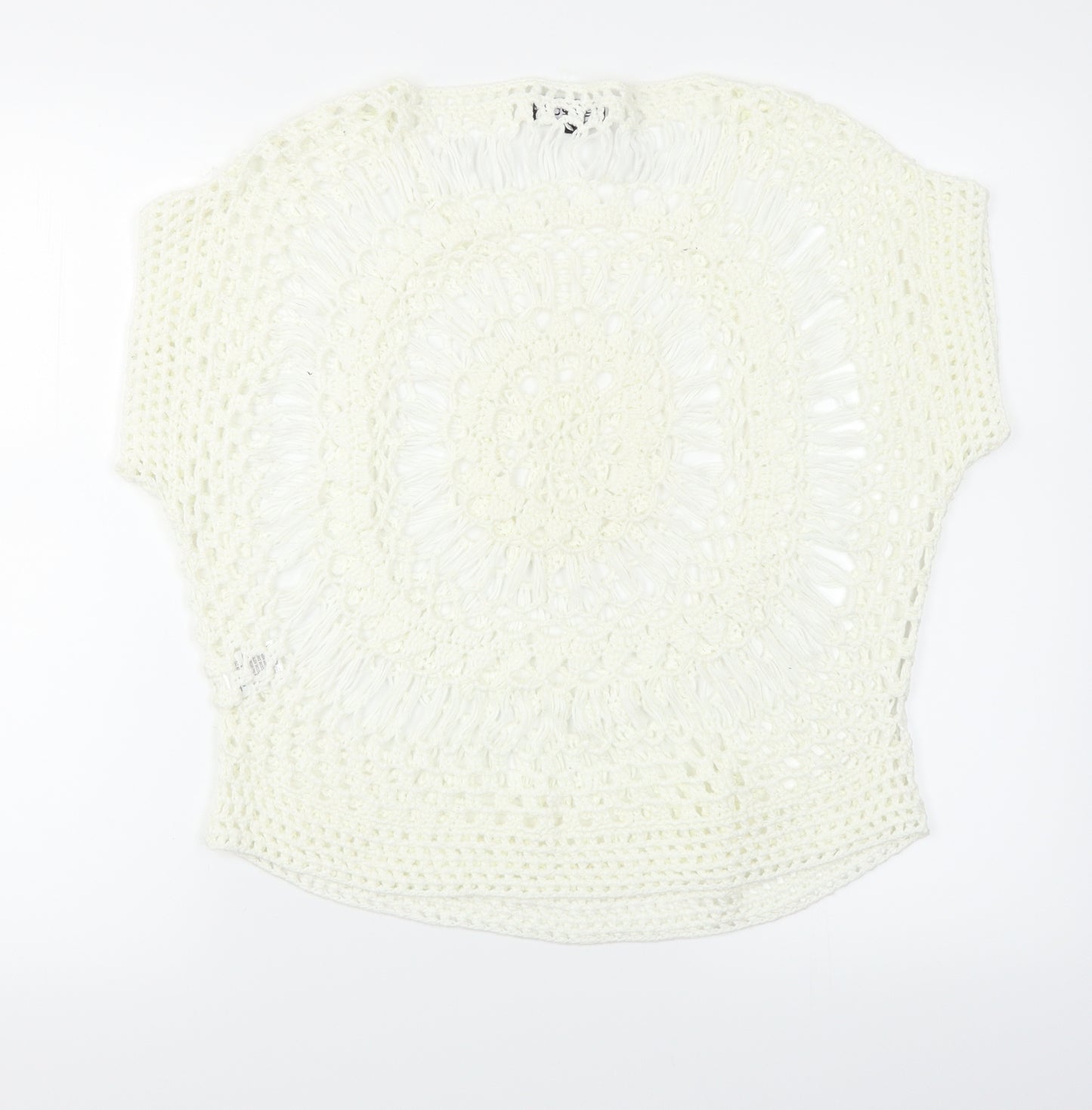 Select Womens White   Pullover Jumper Size M