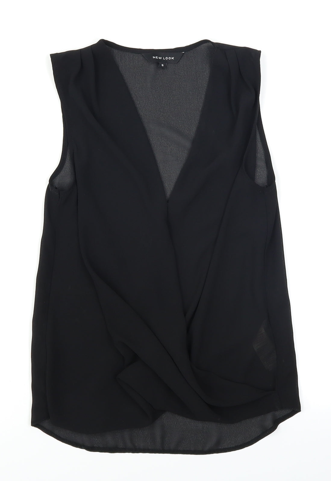 New Look Womens Black   Basic Blouse Size 6