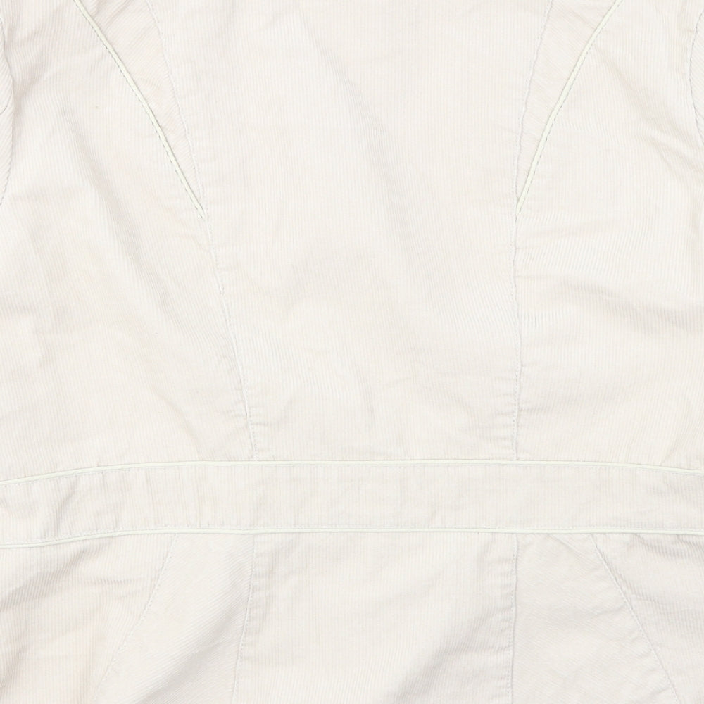 Rocha John Rocha Womens Pink  Corduroy Jacket Blazer Size 18