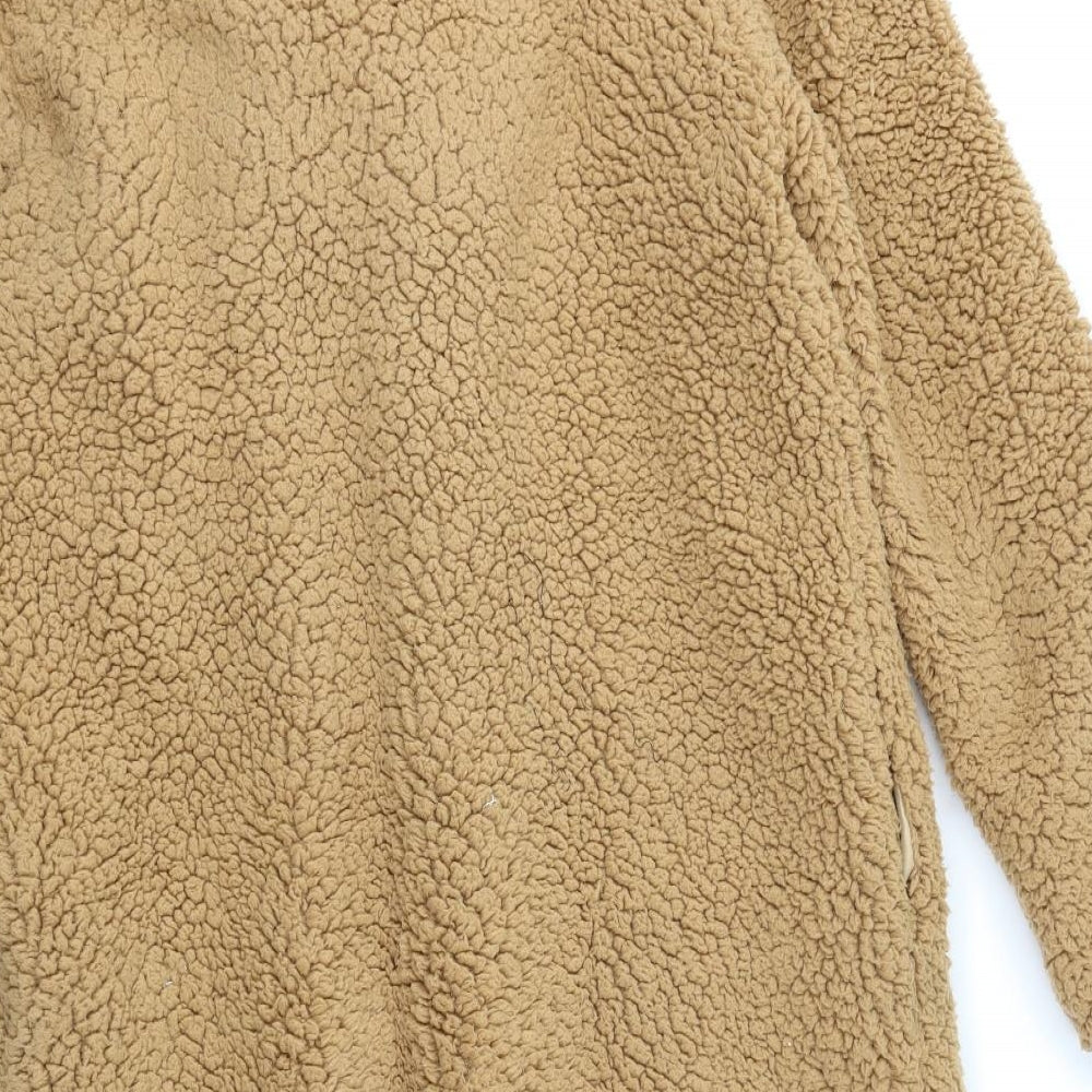 Lanshifei Womens Brown   Overcoat Coat Size S