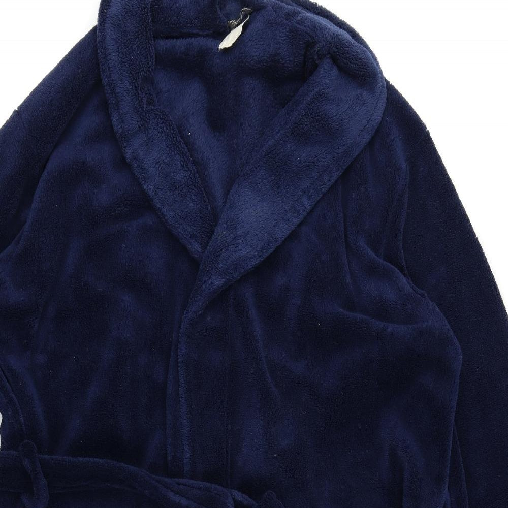 Urban Spirit Mens Blue Solid   Robe Size XL