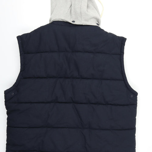George Mens Blue   Gilet Coat Size 3XL