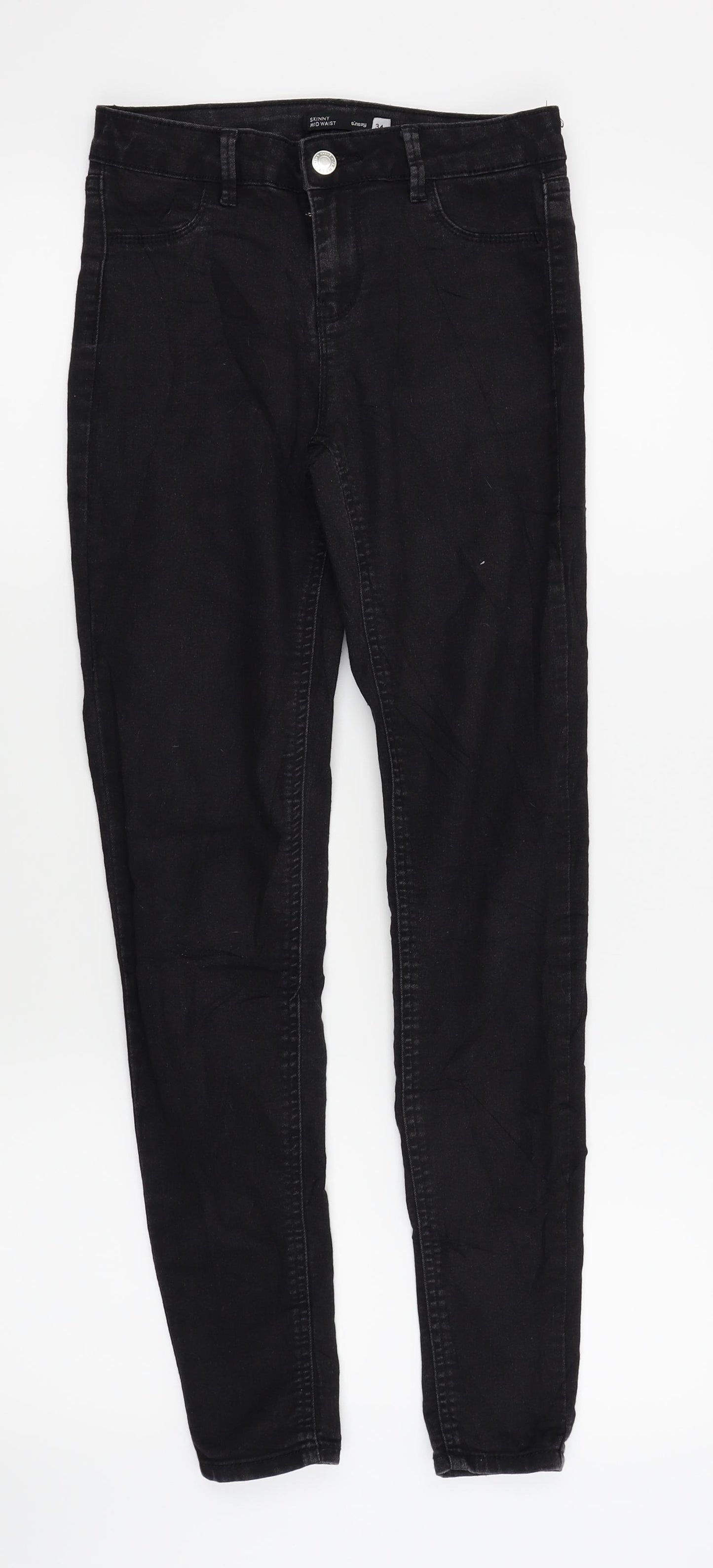 sinsay Womens Black   Skinny Jeans Size 6 L27 in