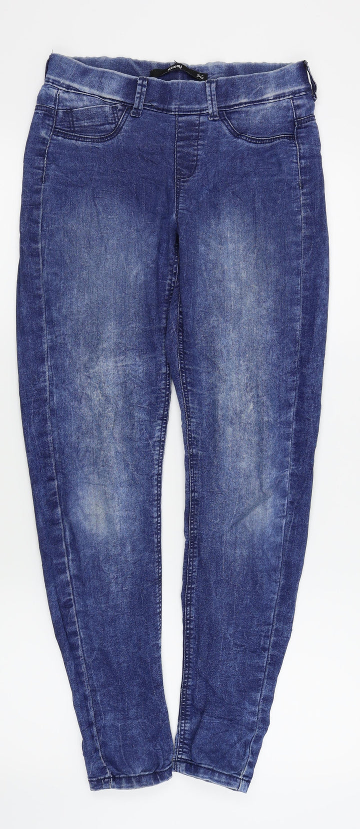 sinsay Womens Blue Jegging Leggings Size 8 L28 in