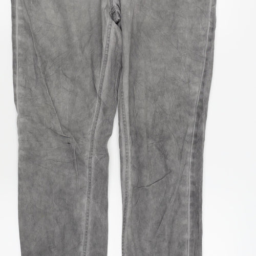 UpFashion Womens Grey   Skinny Jeans Size 12 L27.5 in