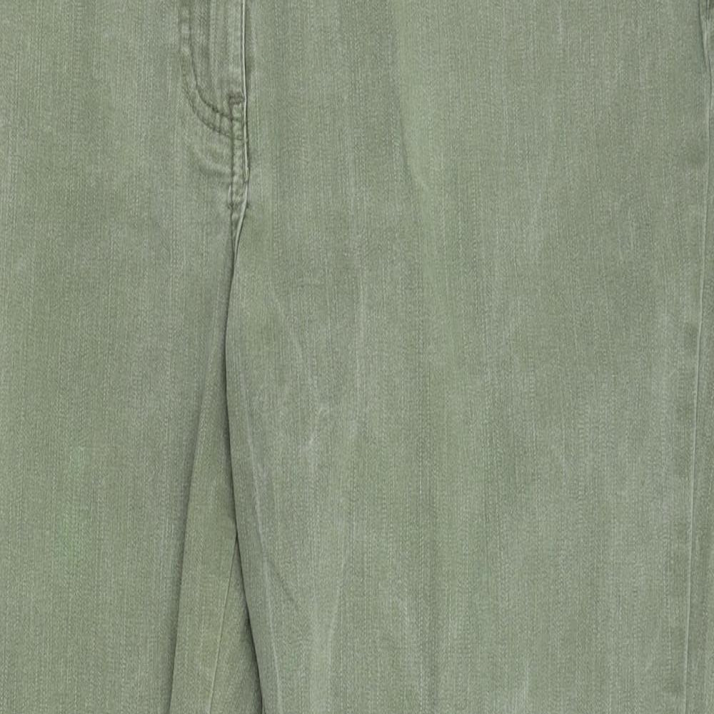 Papaya Womens Green   Straight Jeans Size 18 L25 in