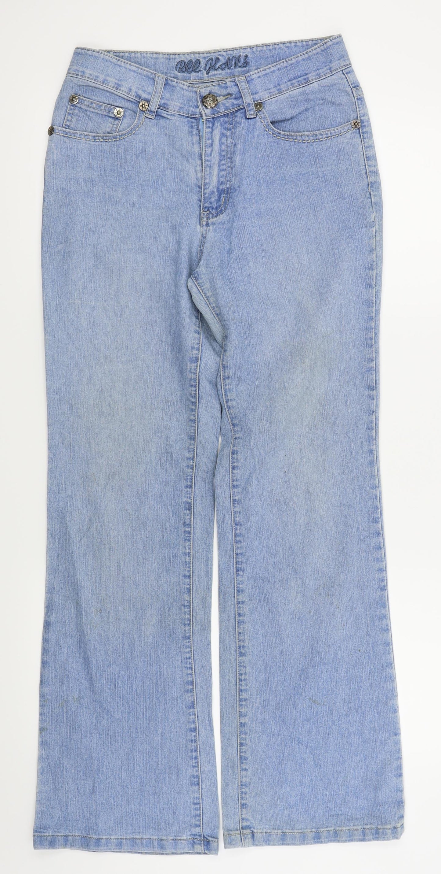 RCC Womens Blue   Straight Jeans Size 28 in L31 in