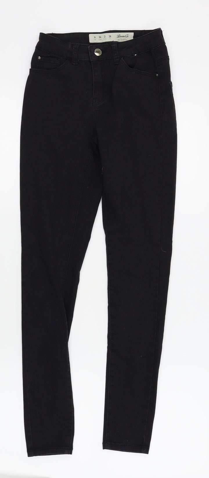 denim and co Womens Black   Skinny Jeans Size 6 L27 in