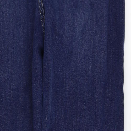 M&s Womens Blue   Straight Jeans Size 16 L29 in
