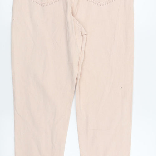 Boohoo Womens Pink   Skinny Jeans Size 12 L25 in