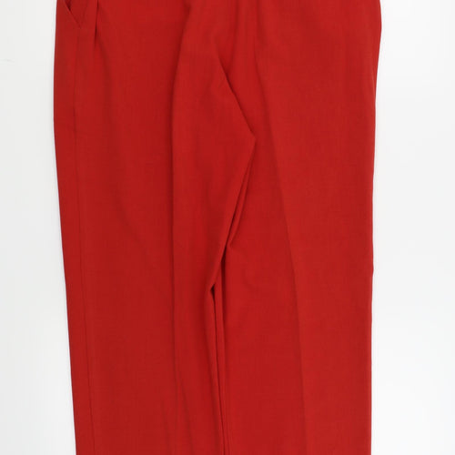 alison nickolas Womens Red   Trousers  Size 14 L25 in