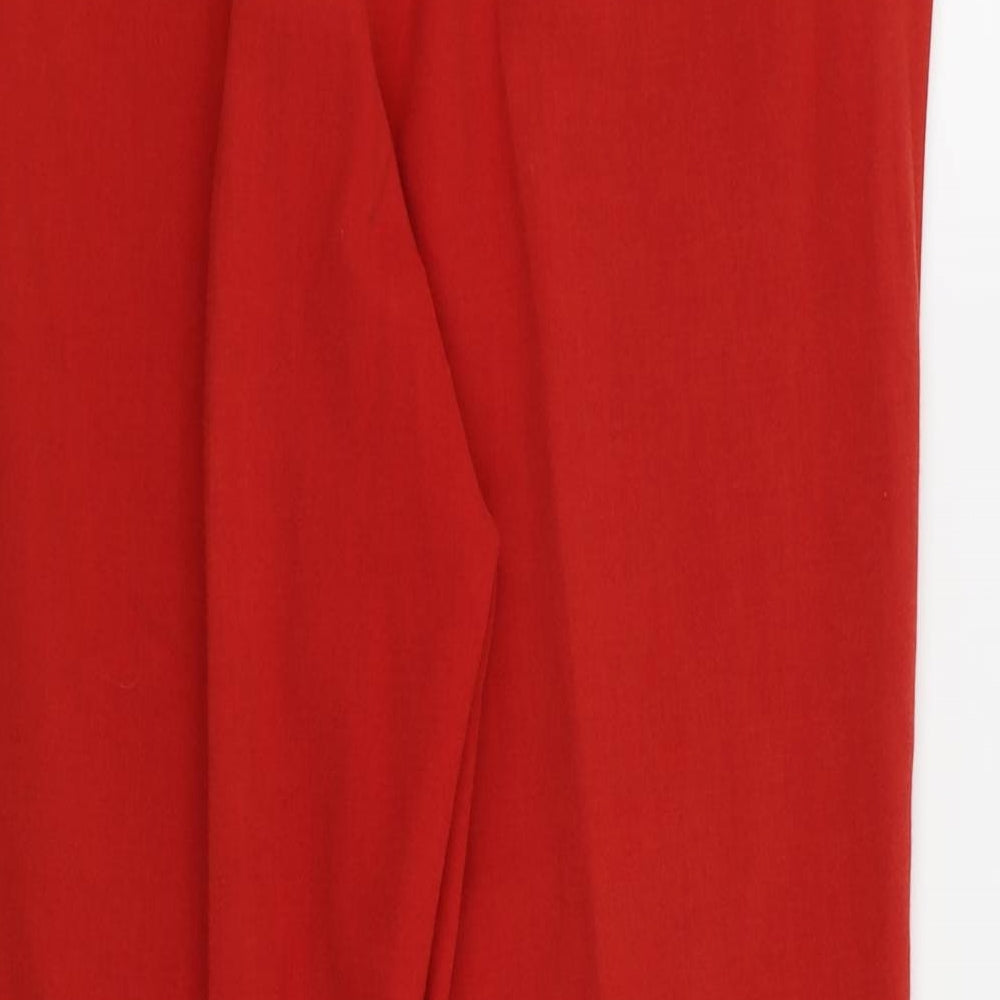 alison nickolas Womens Red   Trousers  Size 14 L25 in