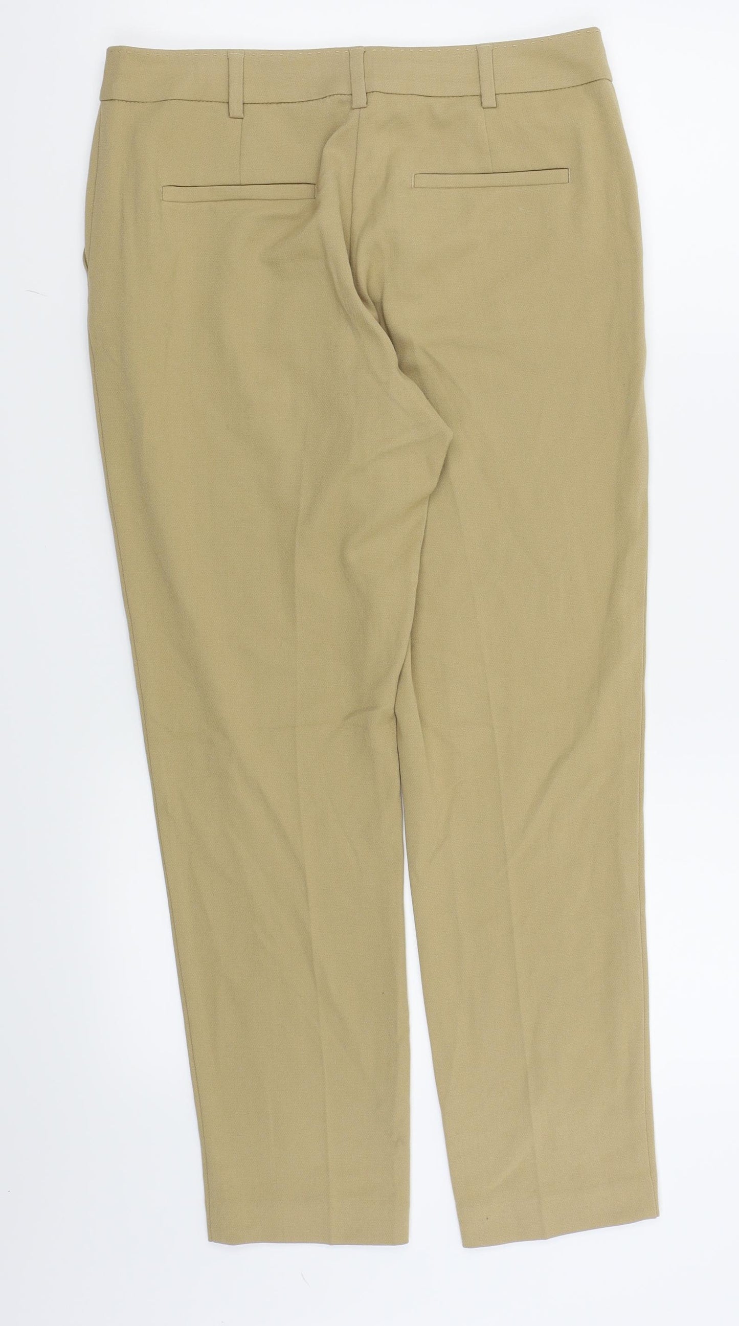 M&S Womens Beige   Trousers  Size 10 L25 in
