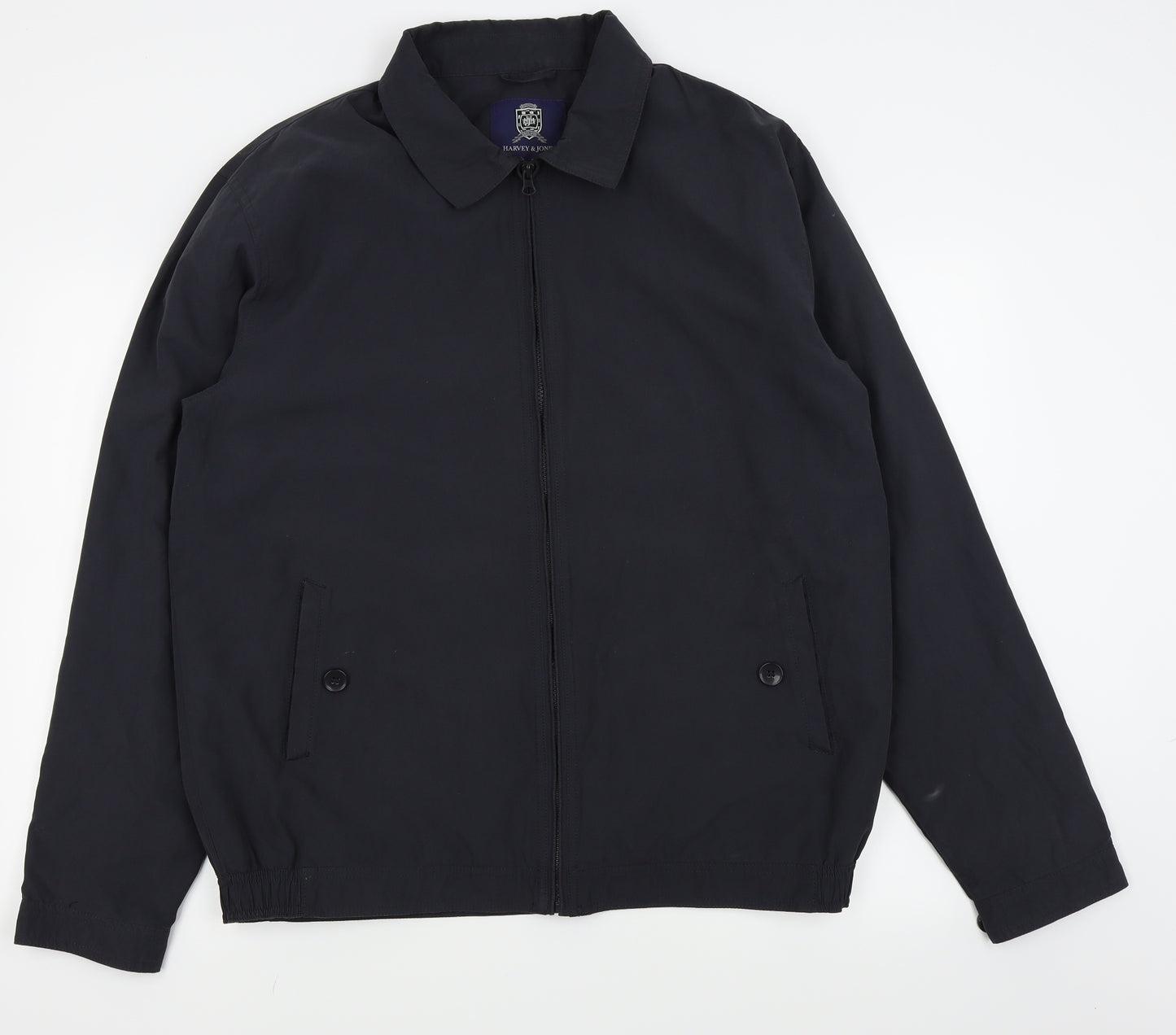 Harvey Jones Mens Blue   Rain Coat Coat Size XL