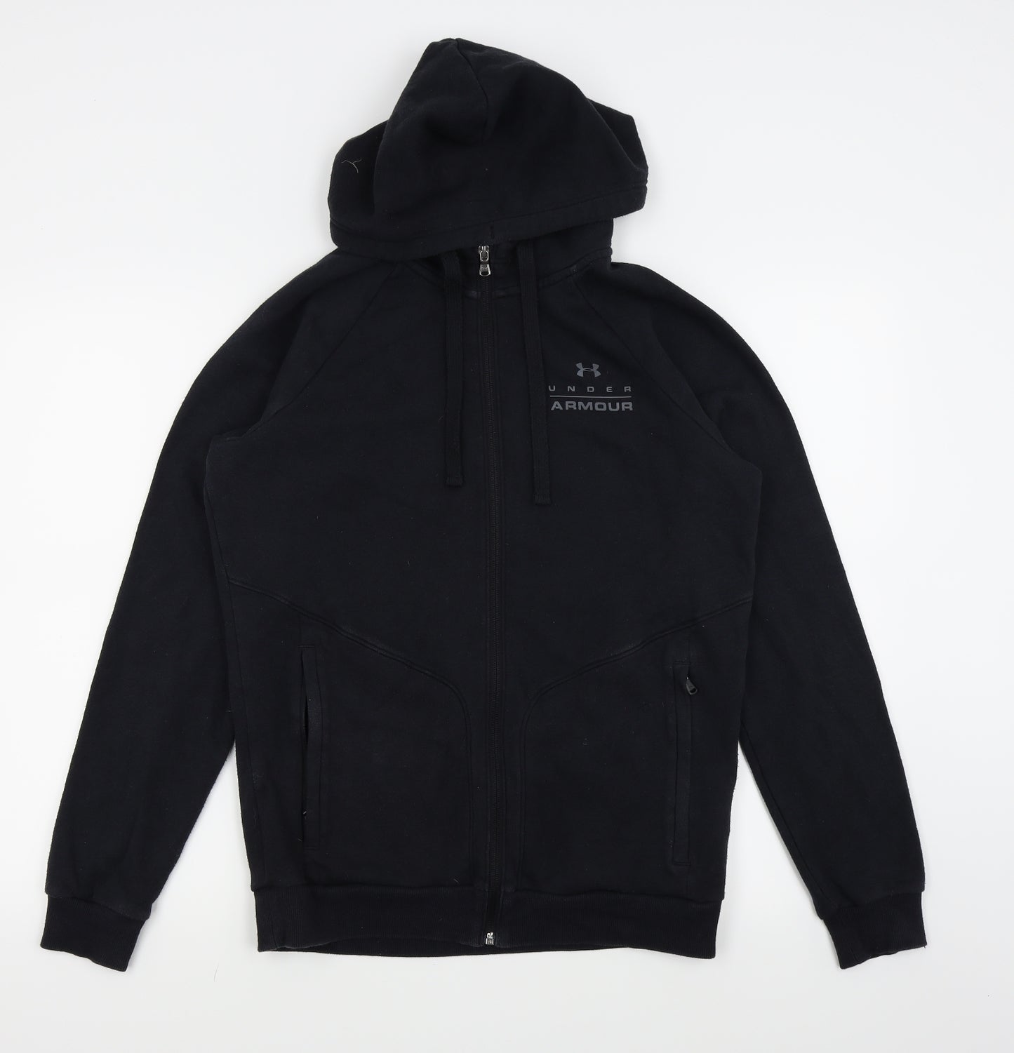 Under armour Mens Black   Full Zip Jumper Size S