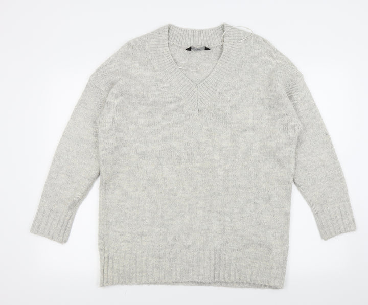 F&F Womens Grey Pullover Jumper Size 10