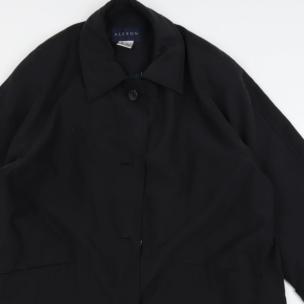 Alexon Womens Black   Overcoat Coat Size 16