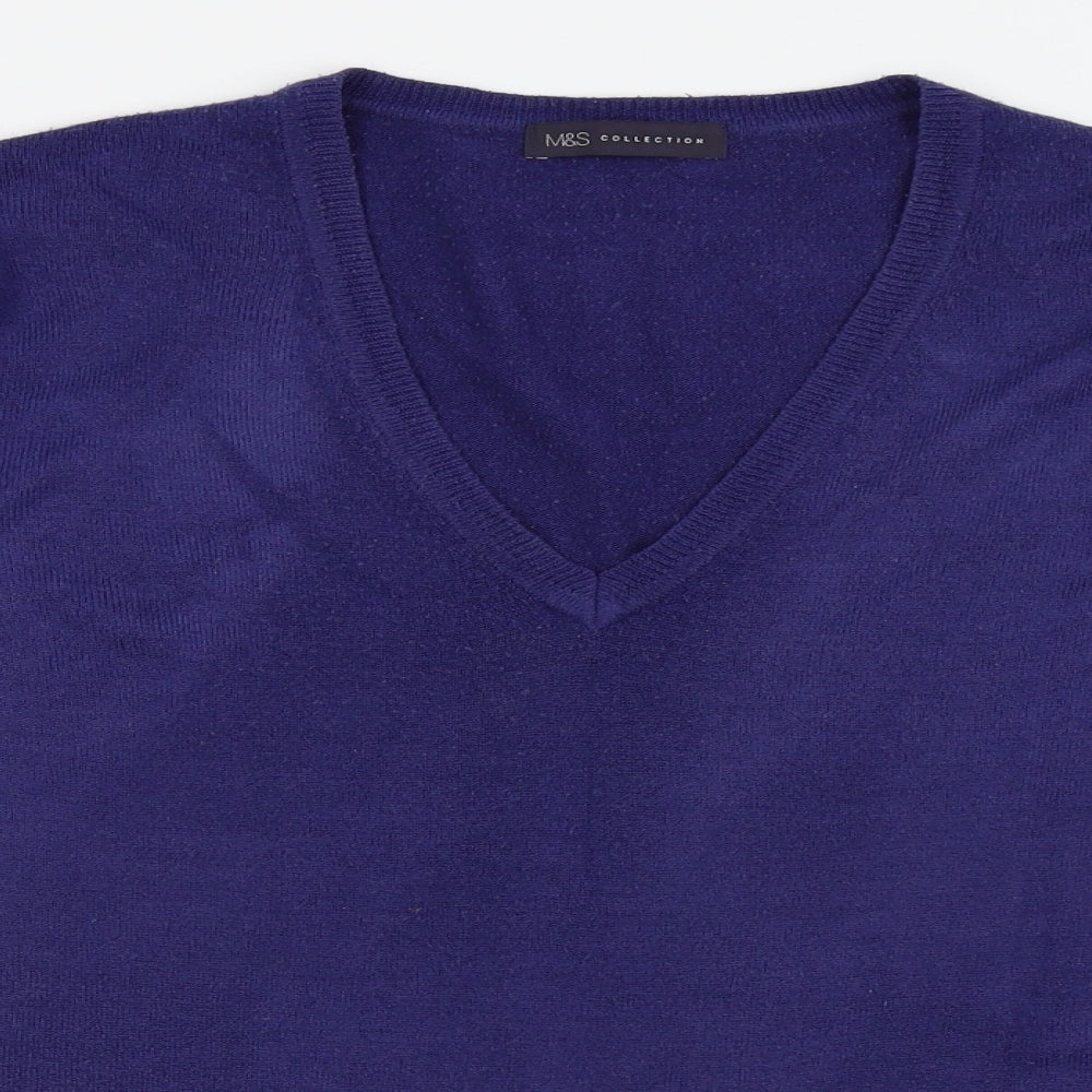 M&S Womens Blue   Pullover Jumper Size 20