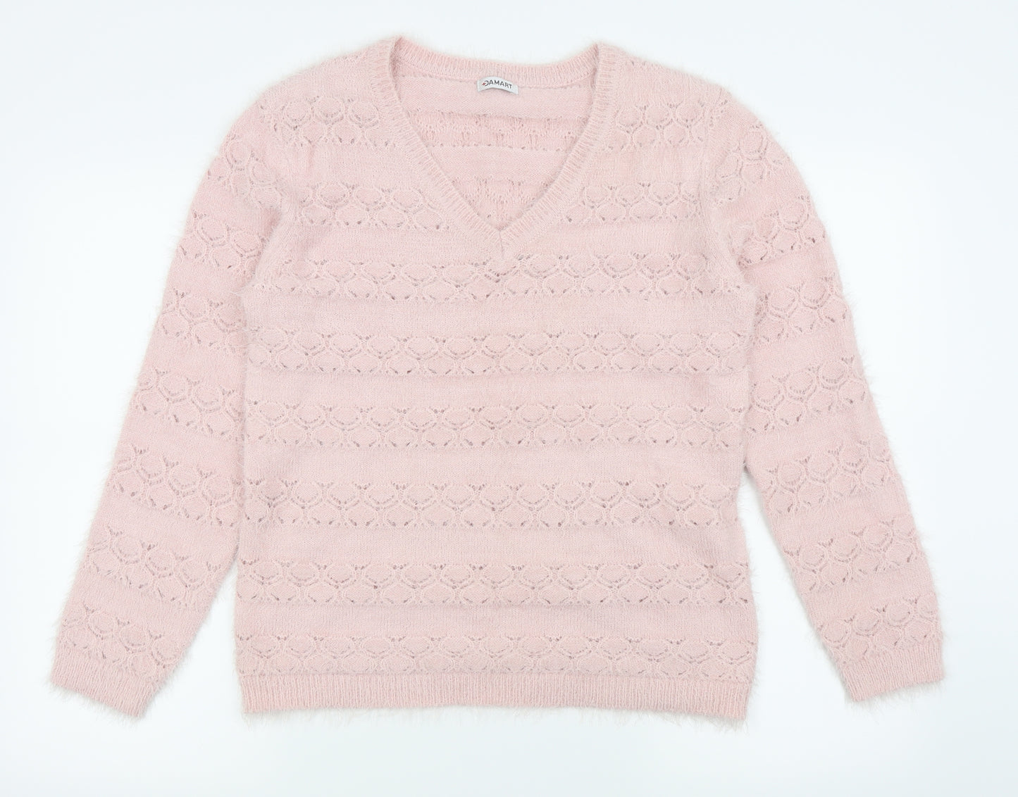 Damart Womens Pink   Pullover Jumper Size 10