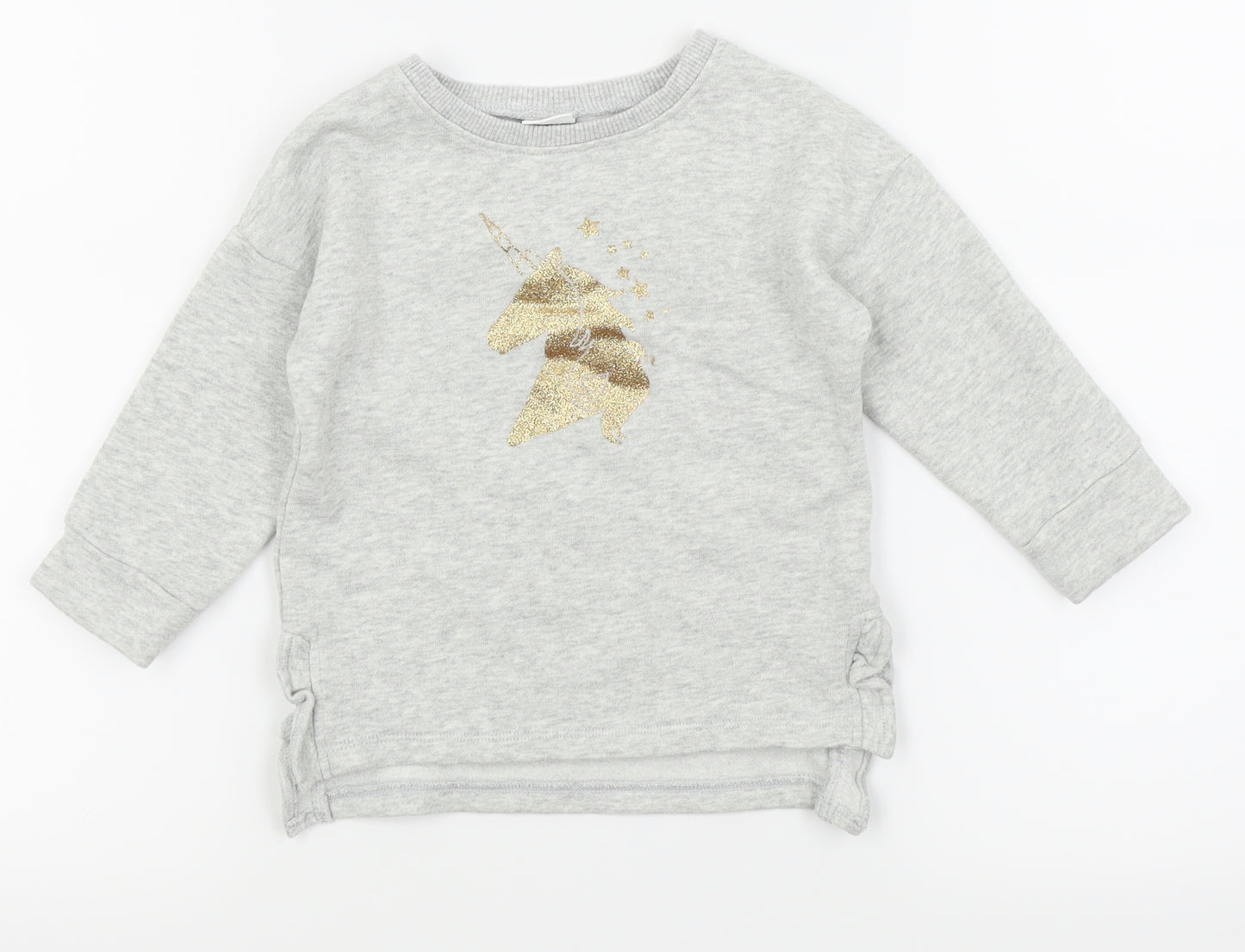 NEXT Girls Grey   Pullover Jumper Size 18-24 Months