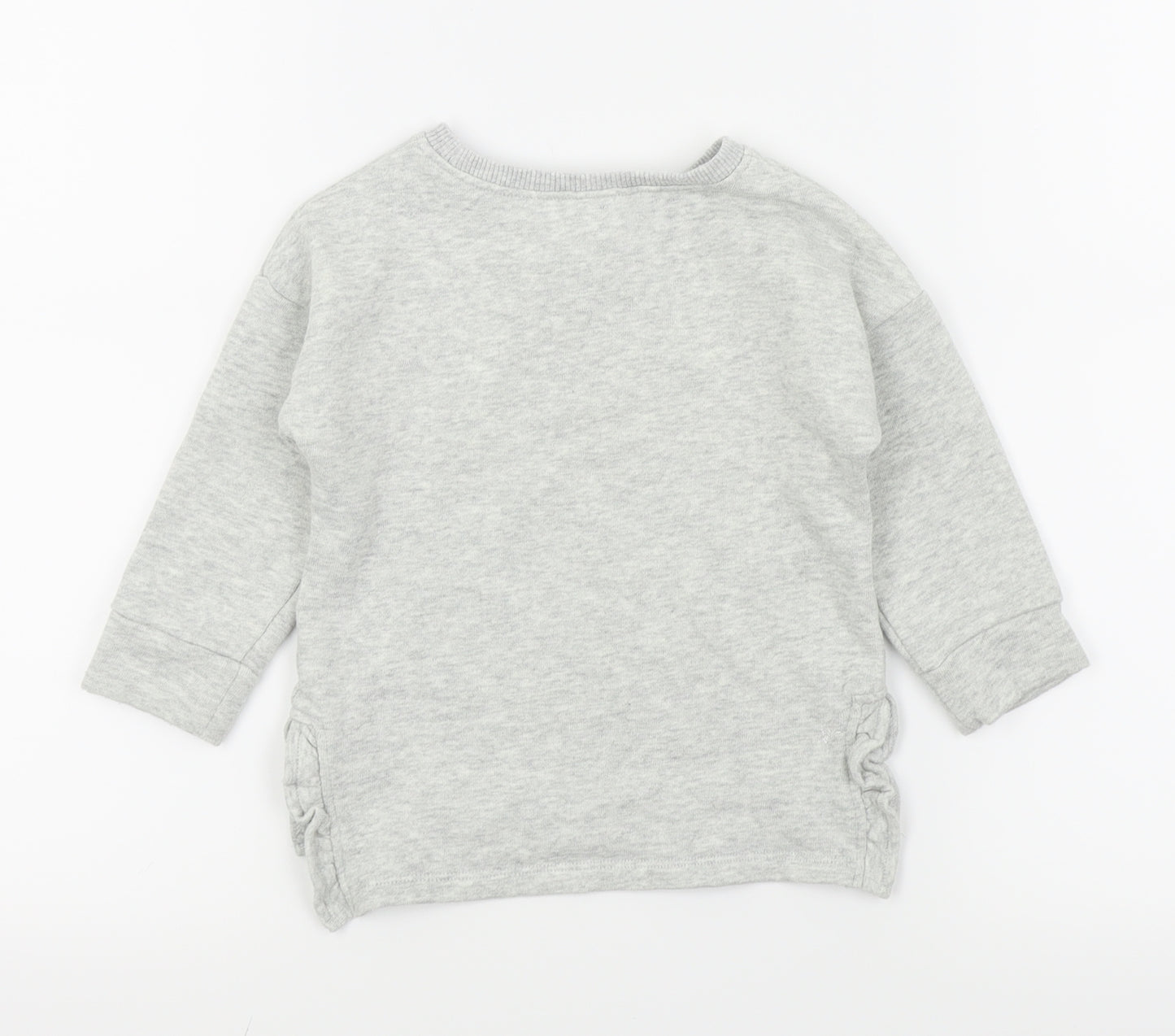 NEXT Girls Grey   Pullover Jumper Size 18-24 Months