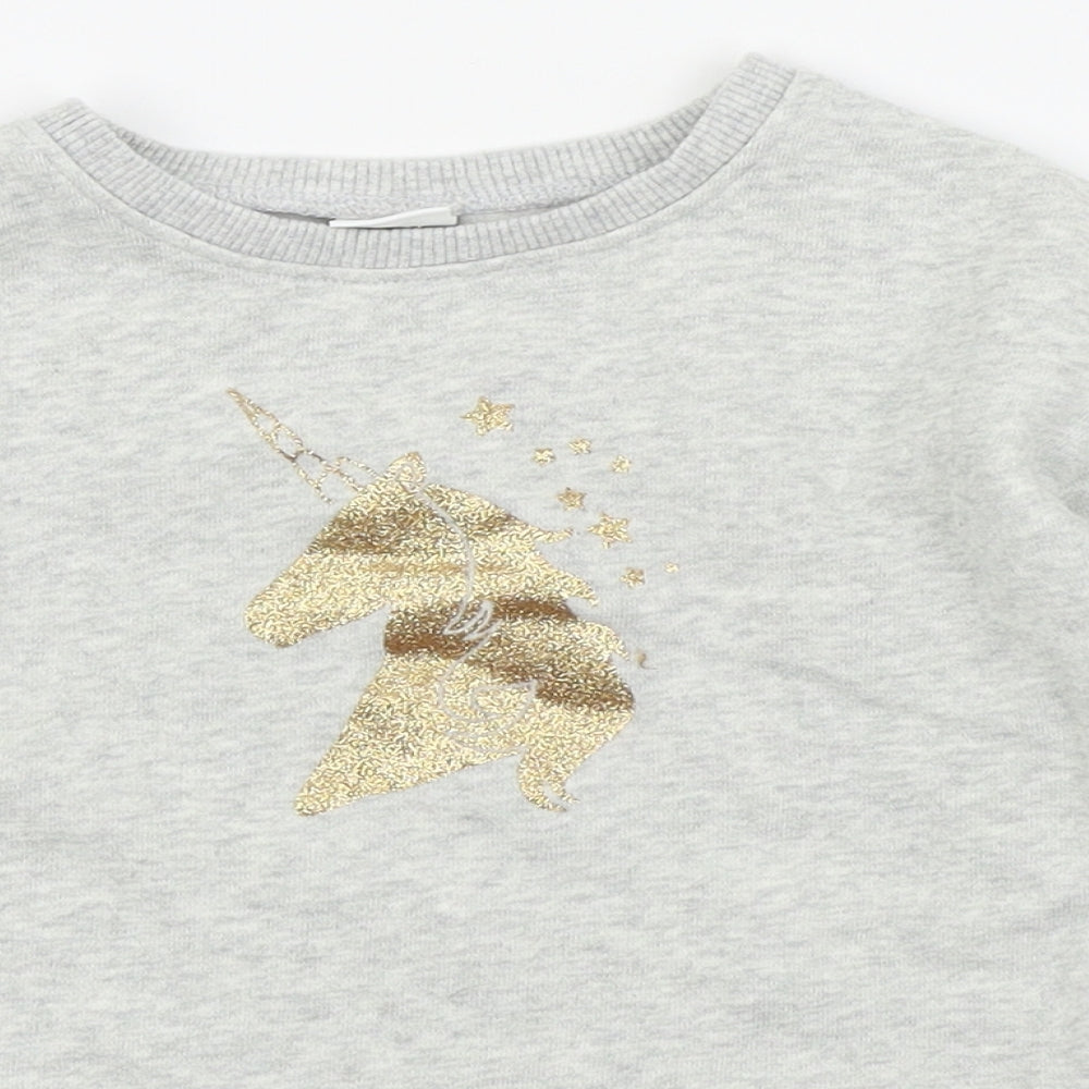 NEXT Girls Grey   Pullover Jumper Size 18-24 Months