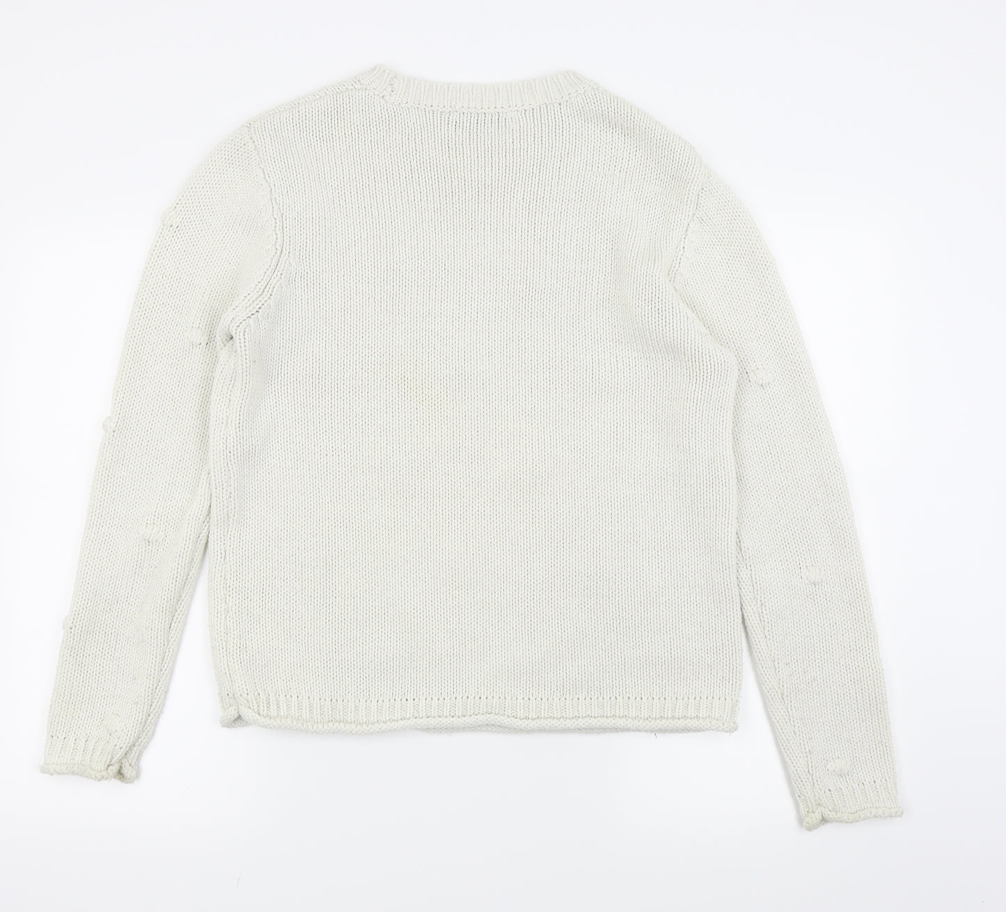 F&F Womens White   Pullover Jumper Size 12