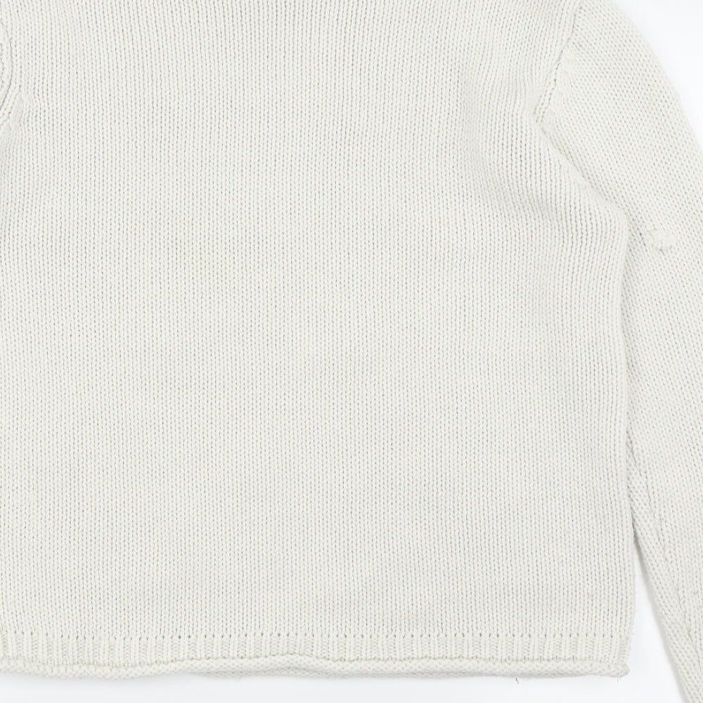 F&F Womens White   Pullover Jumper Size 12