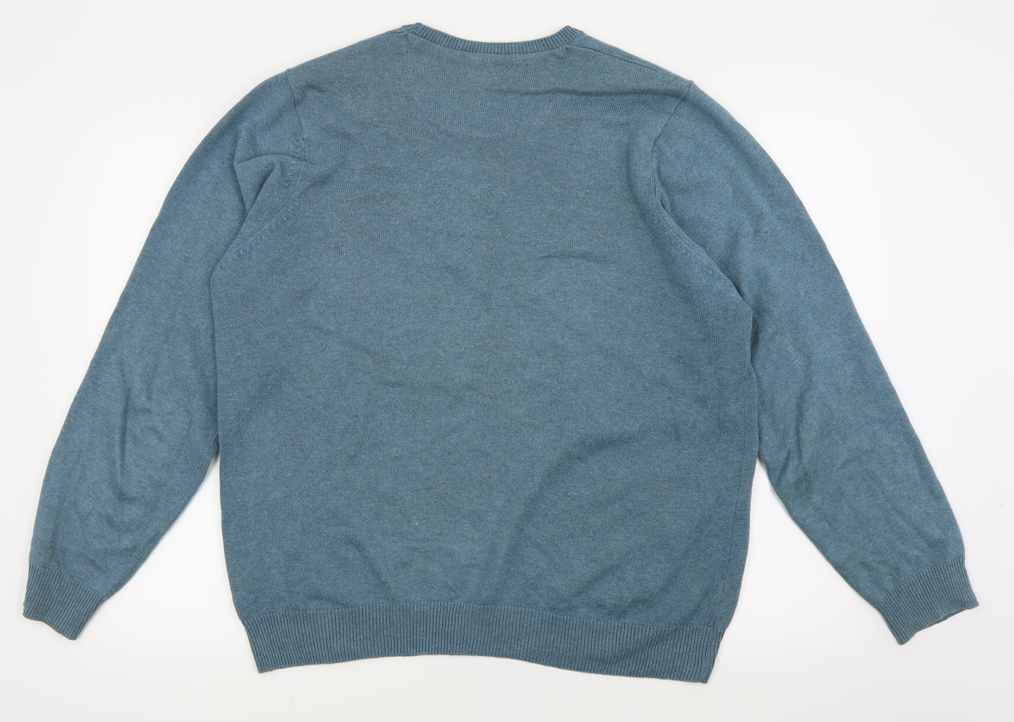 Blue Harbour Mens Blue   Pullover Jumper Size L