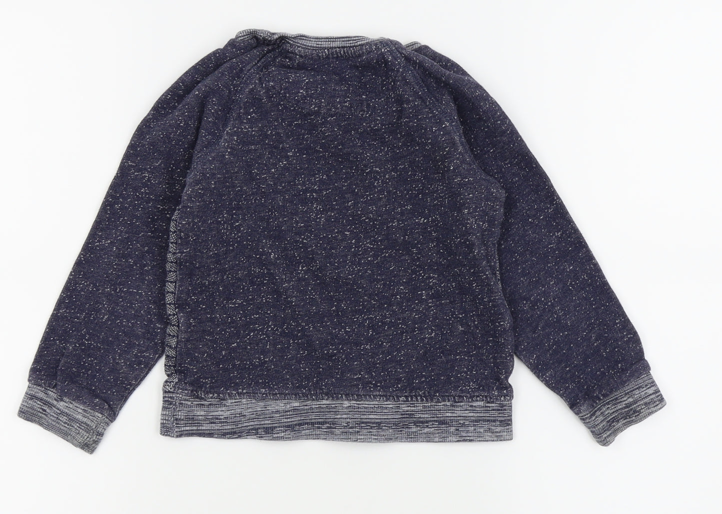 Nutmeg Boys Blue Striped  Pullover Jumper Size 3-4 Years