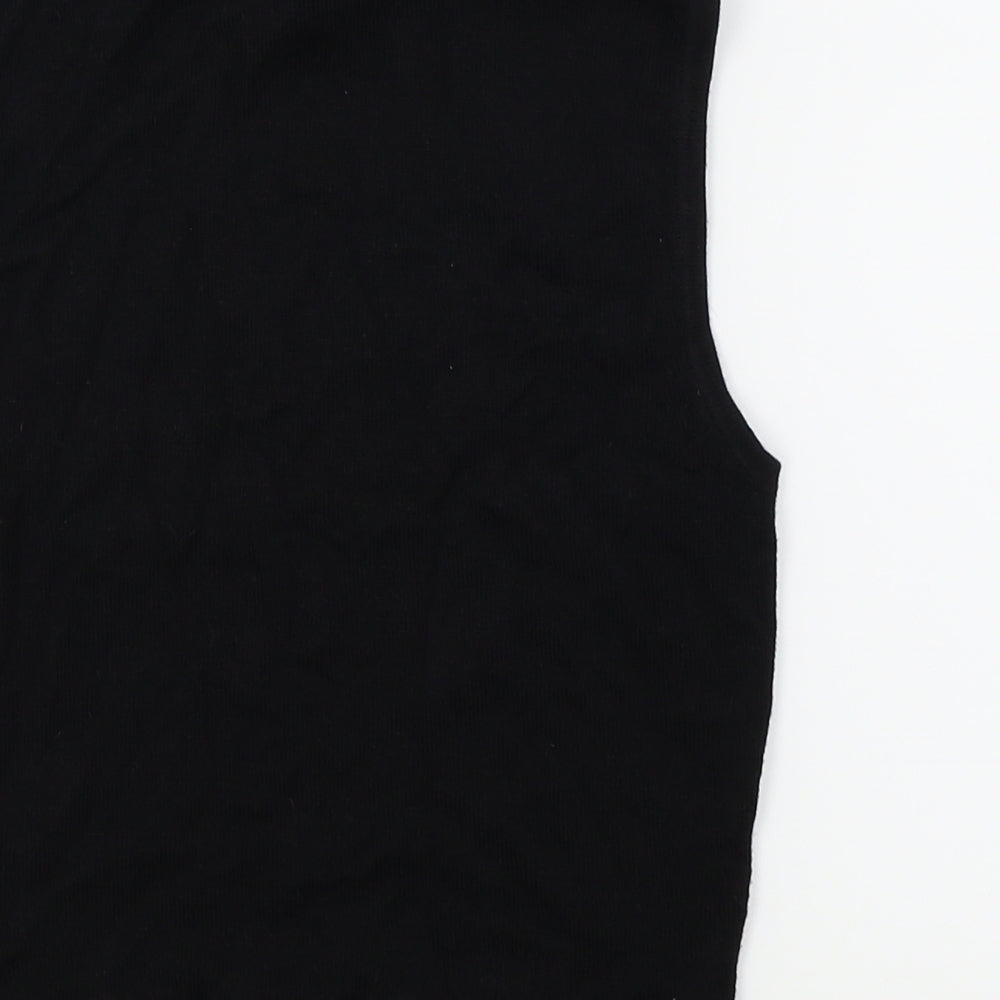 Divided by H&M Womens Black   Cropped Tank Size S