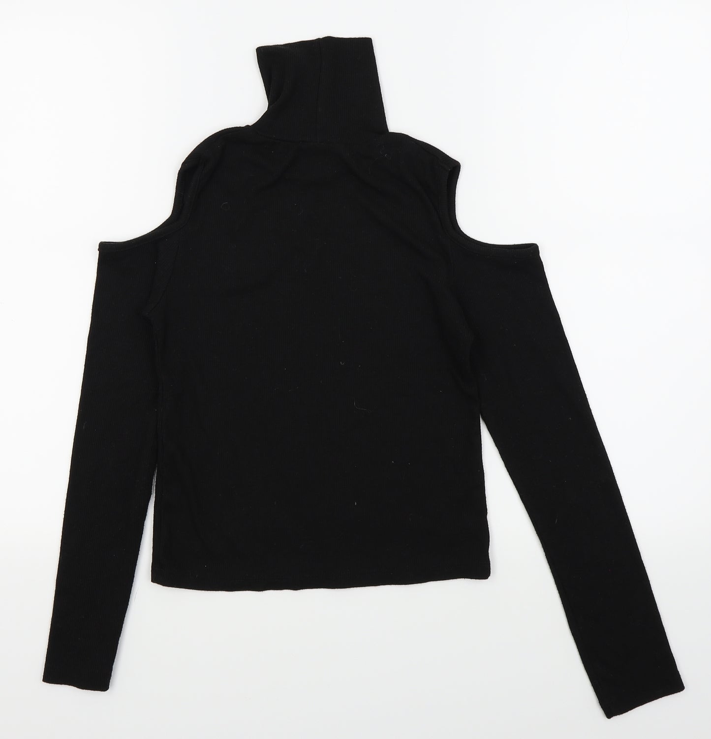 YD Girls Black   Basic T-Shirt Size 11-12 Years
