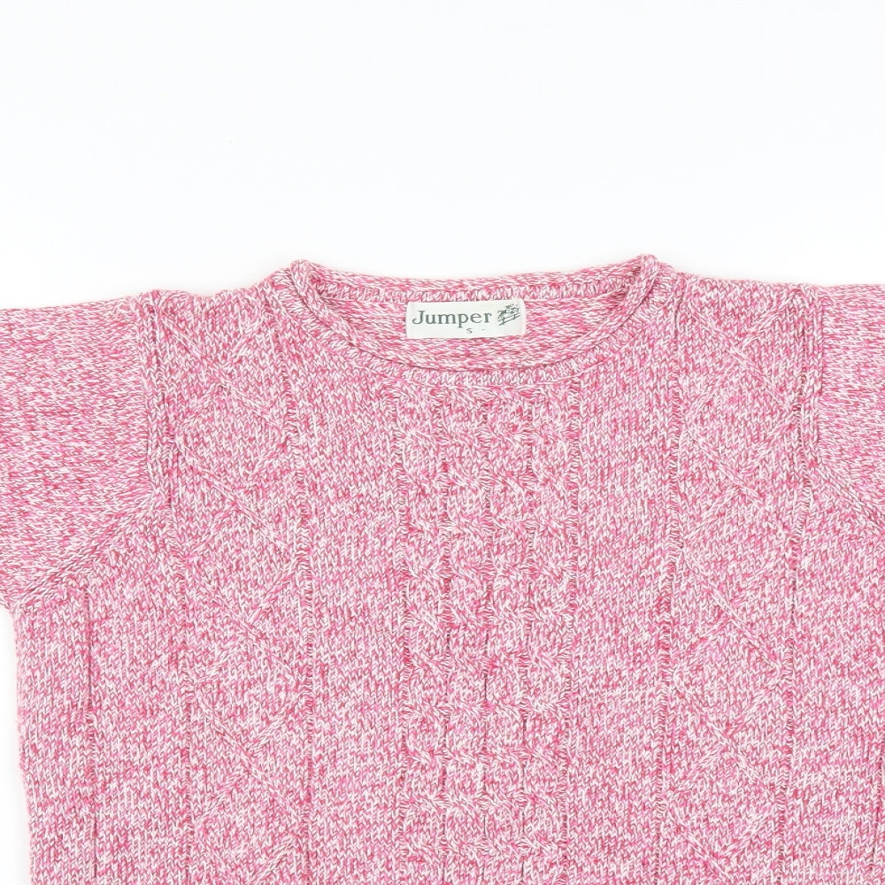 Jumper Womens Pink   Pullover Jumper Size S