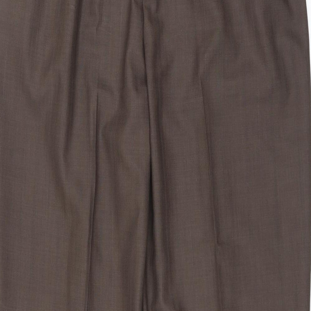 AMARANTO Womens Brown   Trousers  Size 14 L27 in