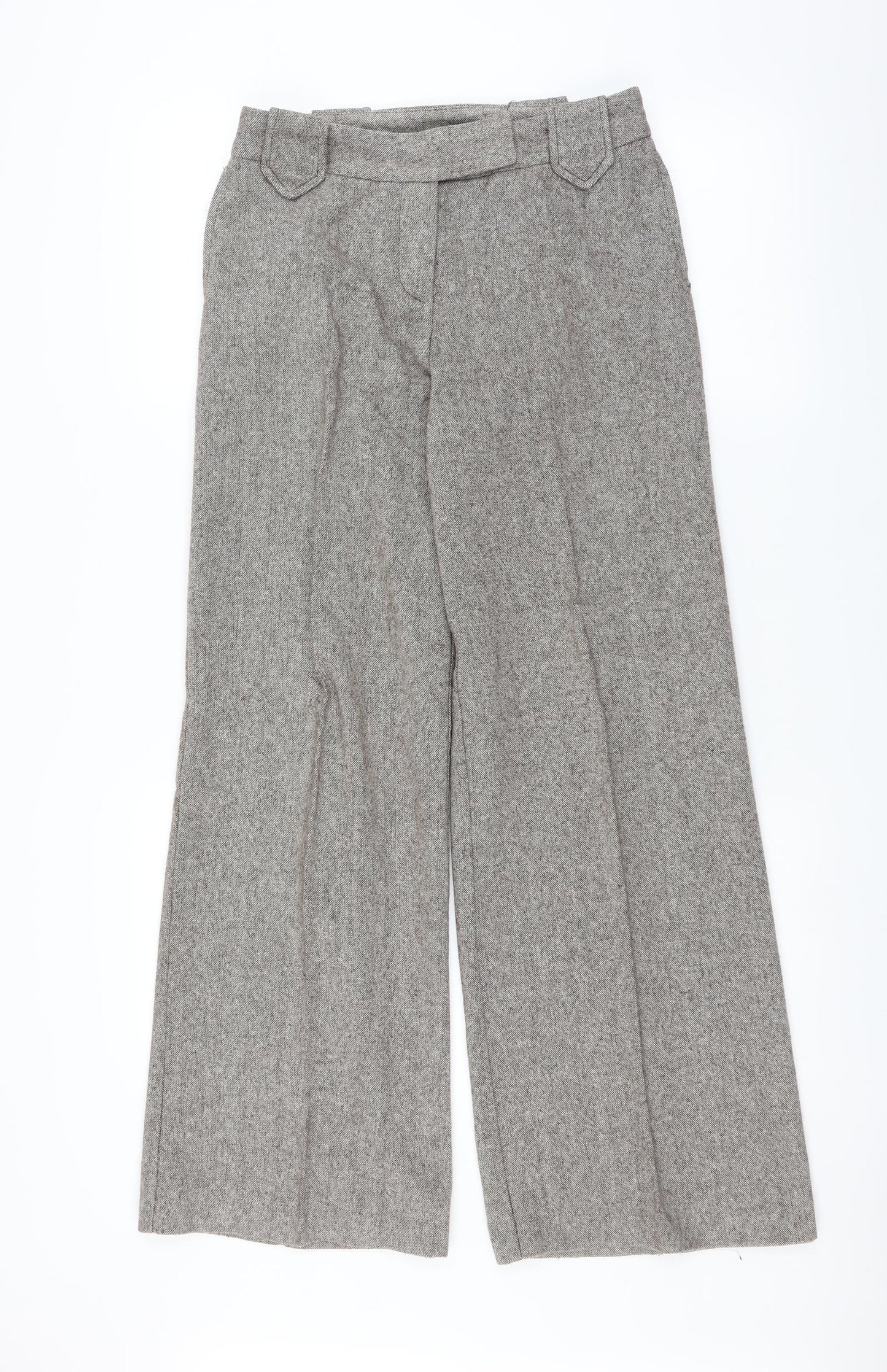Dorothy Perkins Womens Brown   Trousers  Size 8 L30 in - wide leg