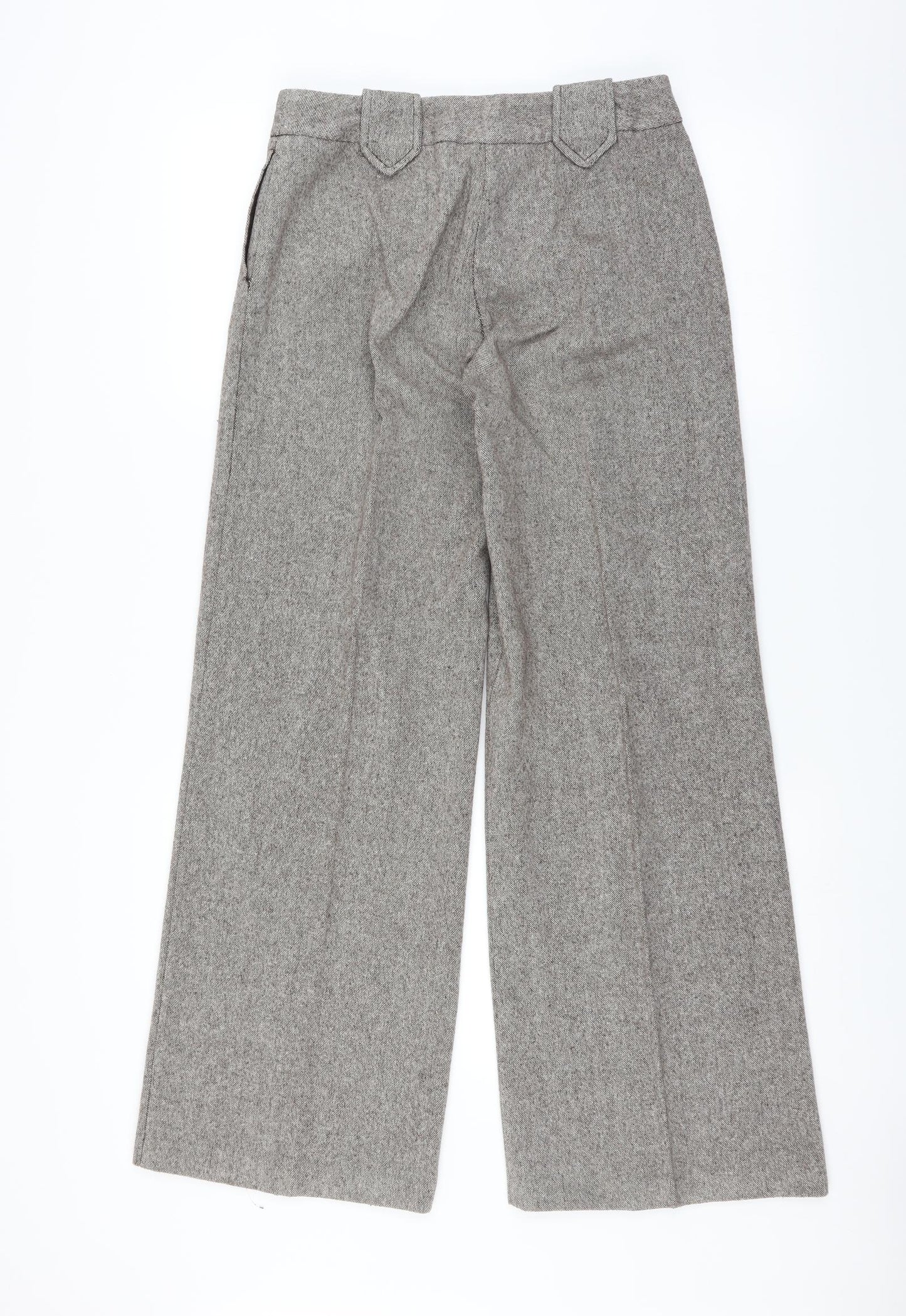 Dorothy Perkins Womens Brown   Trousers  Size 8 L30 in - wide leg