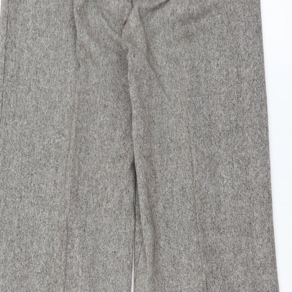 Dorothy Perkins Womens Brown   Trousers  Size 8 L30 in - wide leg