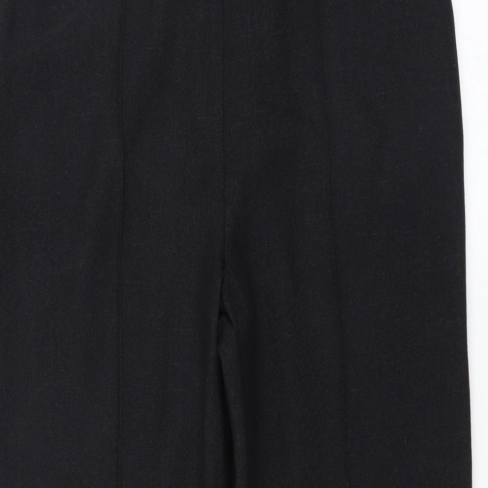 Papaya Womens Black   Trousers  Size 10 L27 in