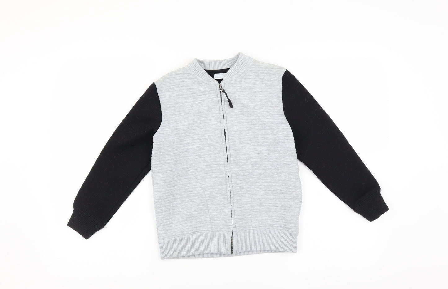 F&F Boys Grey   Full Zip Sweatshirt Size 7-8 Years