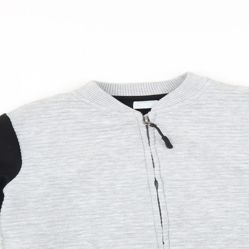 F&F Boys Grey   Full Zip Sweatshirt Size 7-8 Years