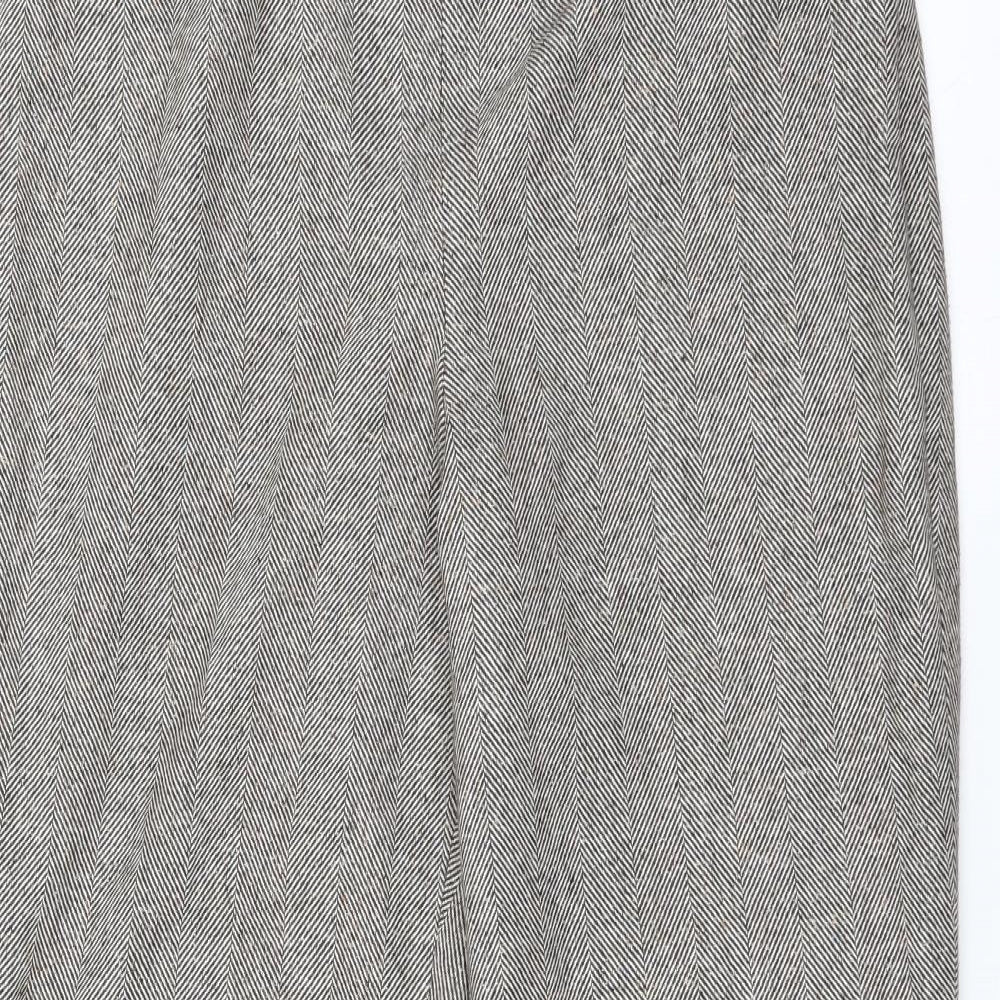 AMARANTO Womens Beige   Trousers  Size 10 L27 in - bootcut