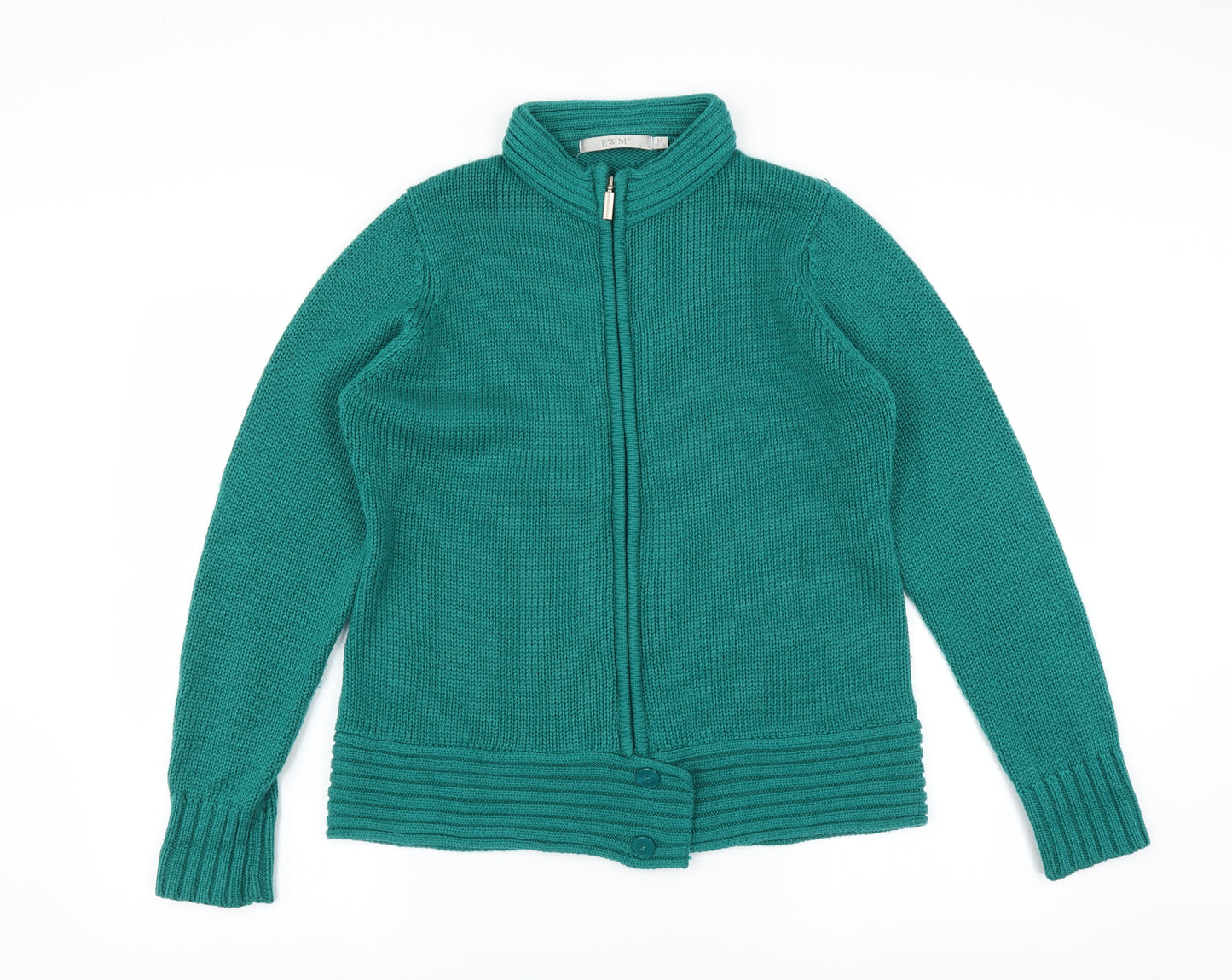 EWM Womens Green   Cardigan Jumper Size M