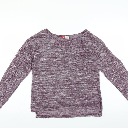 Divided by H&M Womens Purple   Pullover Jumper Size XS