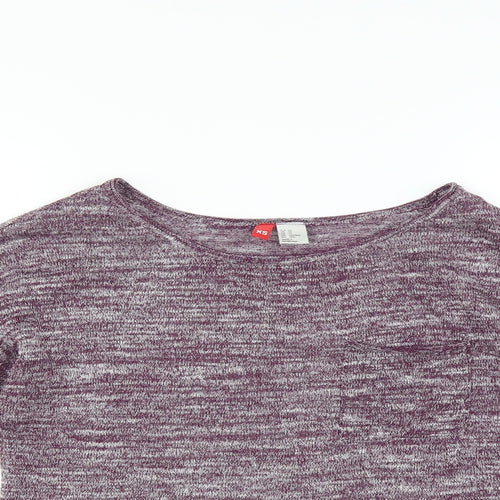 Divided by H&M Womens Purple   Pullover Jumper Size XS