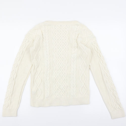 Gap kids Girls Ivory   Pullover Jumper Size 12-13 Years