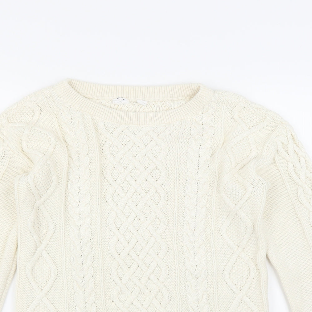 Gap kids Girls Ivory   Pullover Jumper Size 12-13 Years