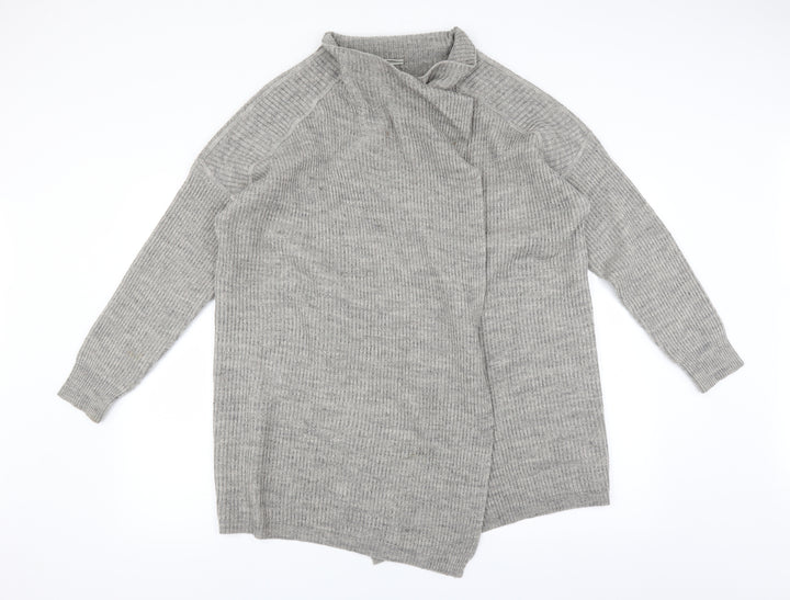 Noisy may Womens Grey Cardigan Jumper Size L