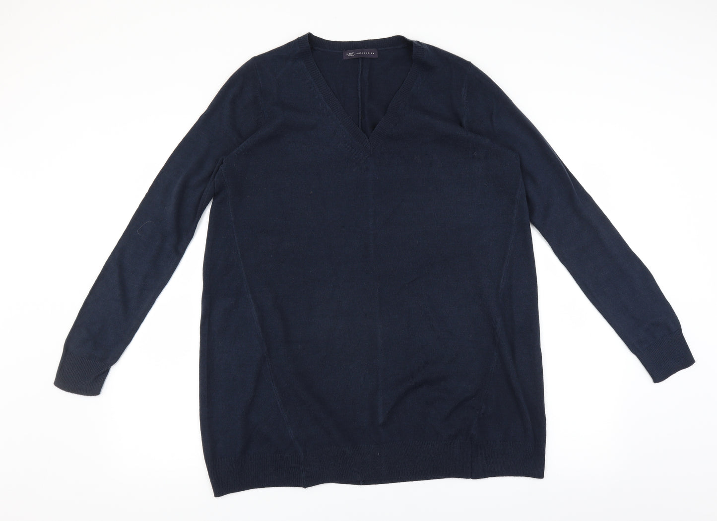 Marks and Spencer Womens Blue   Jumper Dress  Size 14
