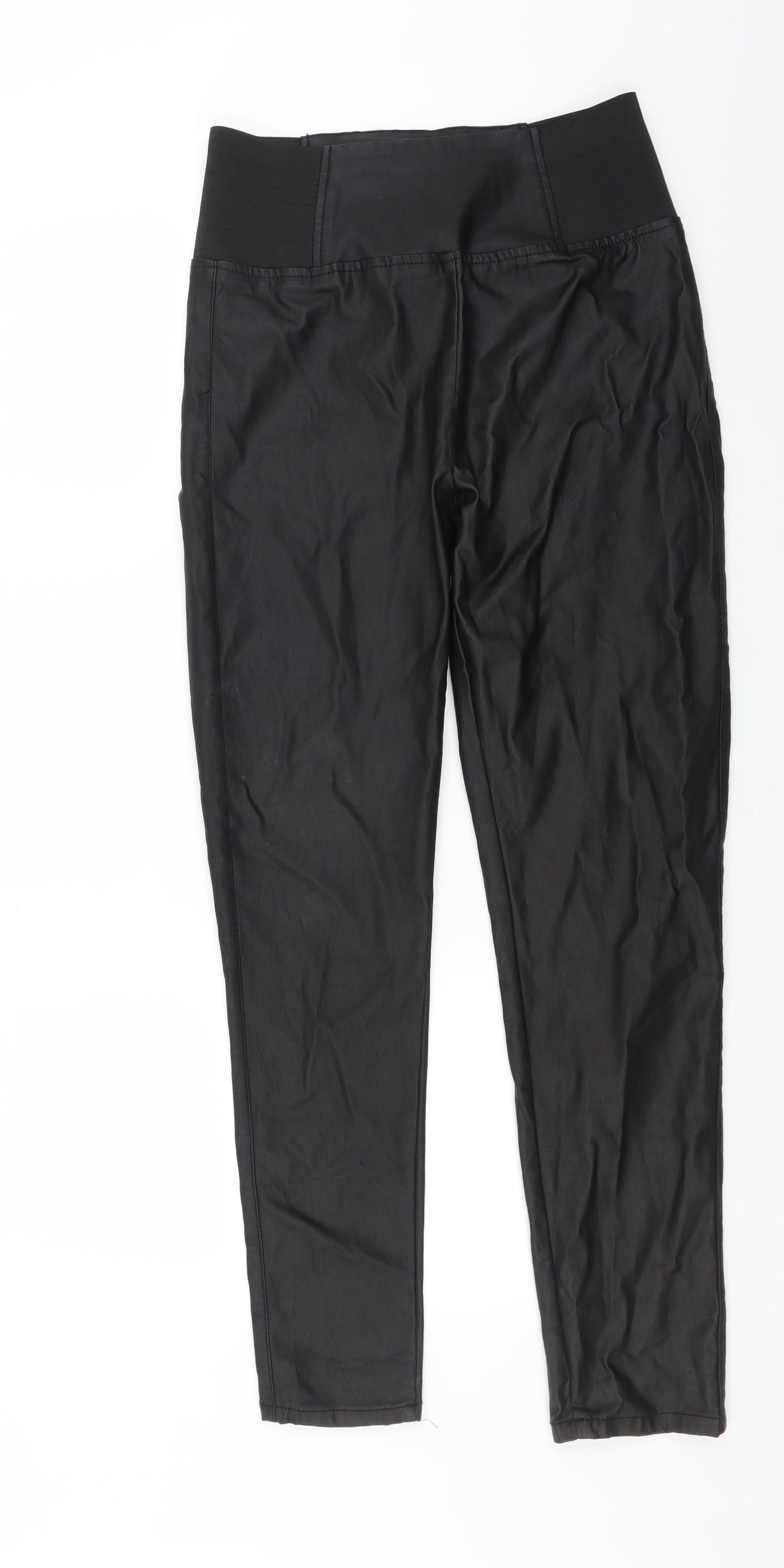Quiz Womens Black   Trousers  Size 28 in L28 in